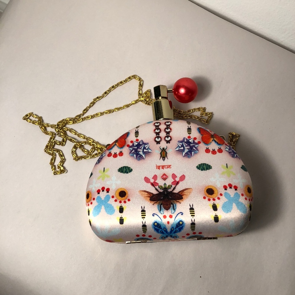 90s Thailand designer floral animal mini bag